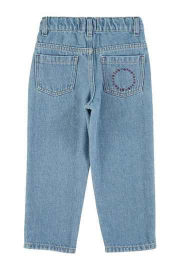 Jeansbroek - Washed Navy Denim